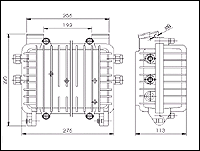 Schema de montaj amplificator de linie AT 860