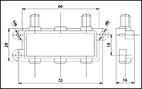 Schema de montaj filtru de rejectie cale inversa FTS 47, FTS 72