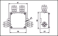 Schema de montaj splitter ST 3.8